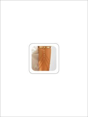 Gold Arm Cuff Layered Tassel Upper Arm Chain Bracelet